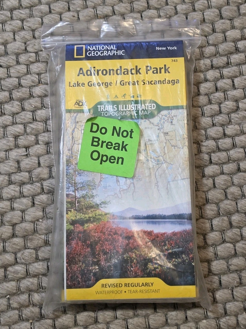 National Geographic Trails Topographic Maps Adirondack Park 5 Pack Bundle