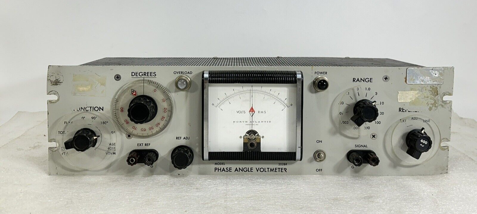Vintage North Atlantic 202BR ~ Phase Angle Voltmeter ~ AS-IS / UNTESTED