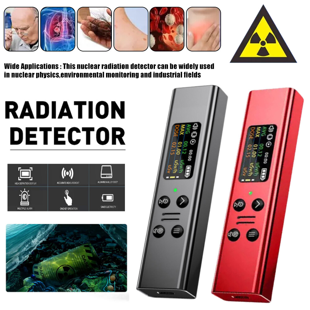 Portable Nuclear Radiation Detector GM Geiger Counter Tube β γ X-Ray Dosimeter