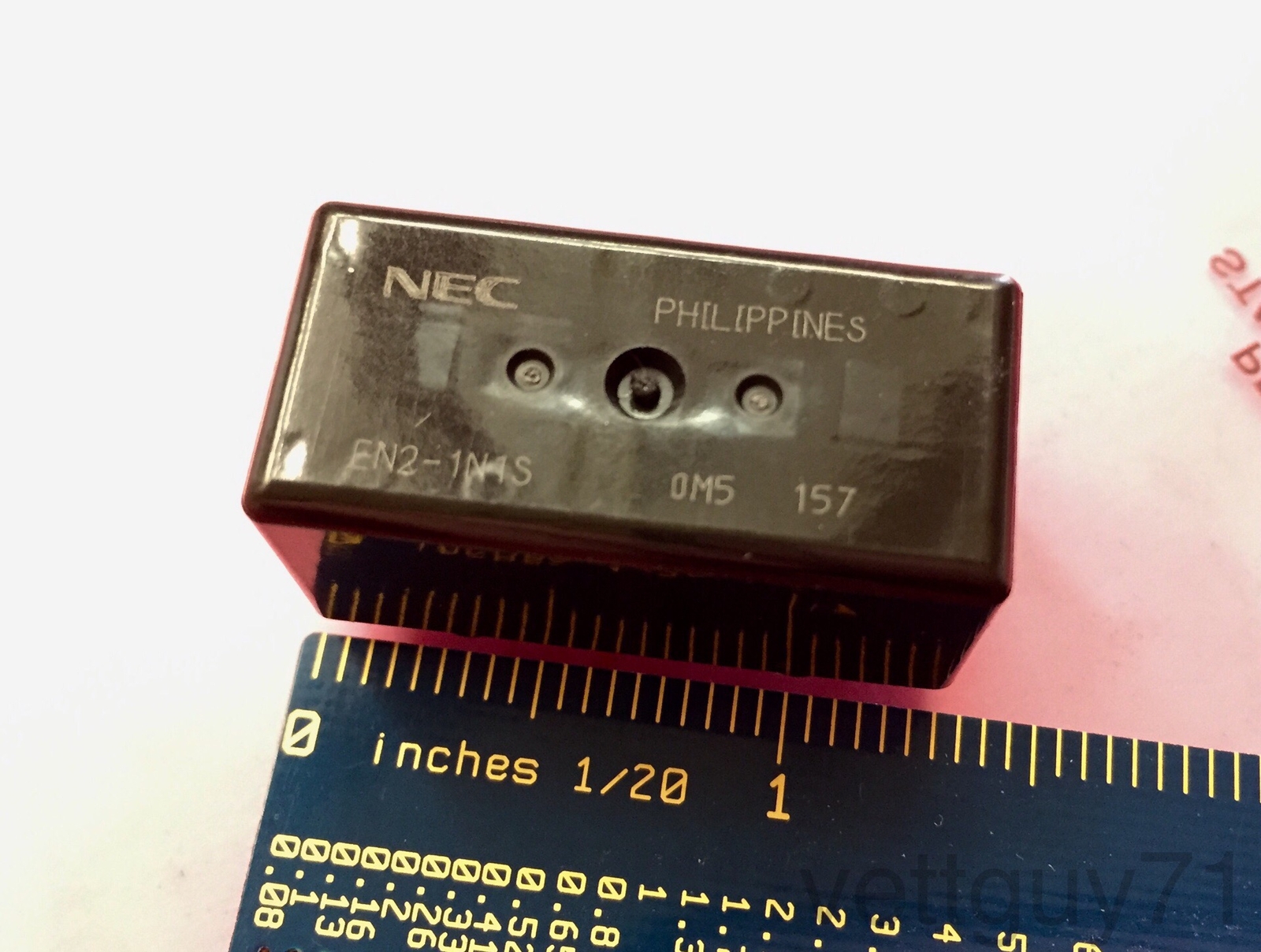 2pcs NEC EN2-1N1S Automotive Twin SPDT Relay for reversing motors,35A/25A, 12VDC