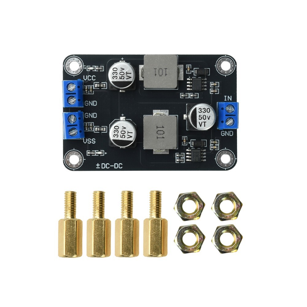 TPS5430 DC-DC Step Down Power Module 6-30V Input to ±5V Dual Output Low Ripple