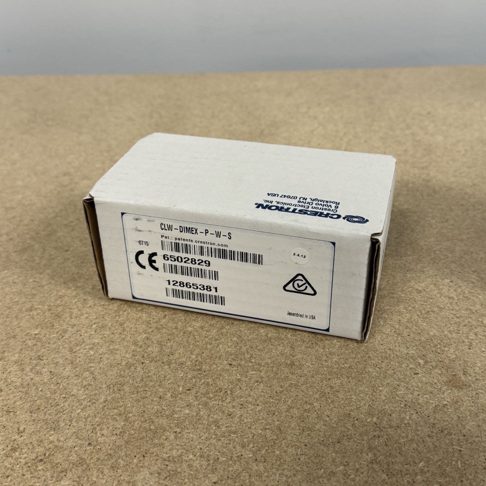 NEW Crestron CLW-DIMEX-P-W-S (White Smooth) Cameo In-Wall Wireless Dimmer