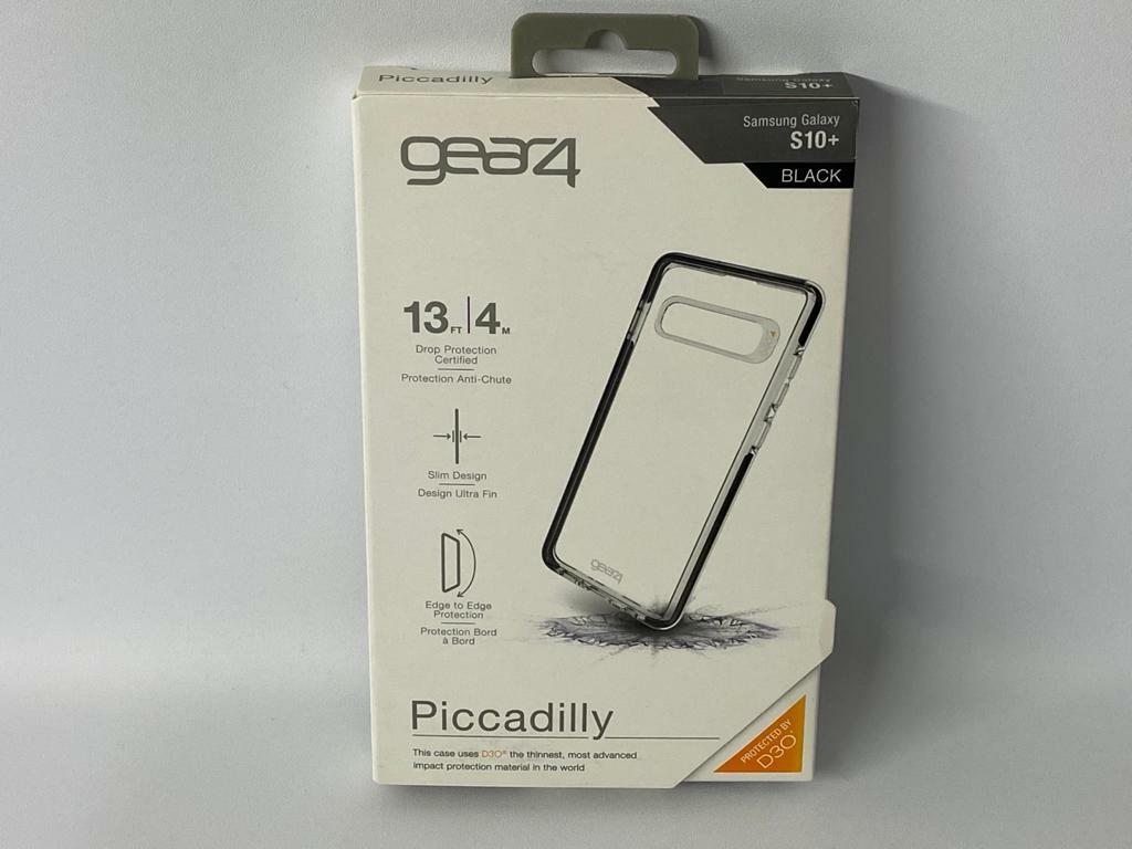 Samsung Galaxy S10 Plus Gear4 Case Piccadilly  - Black/Clear