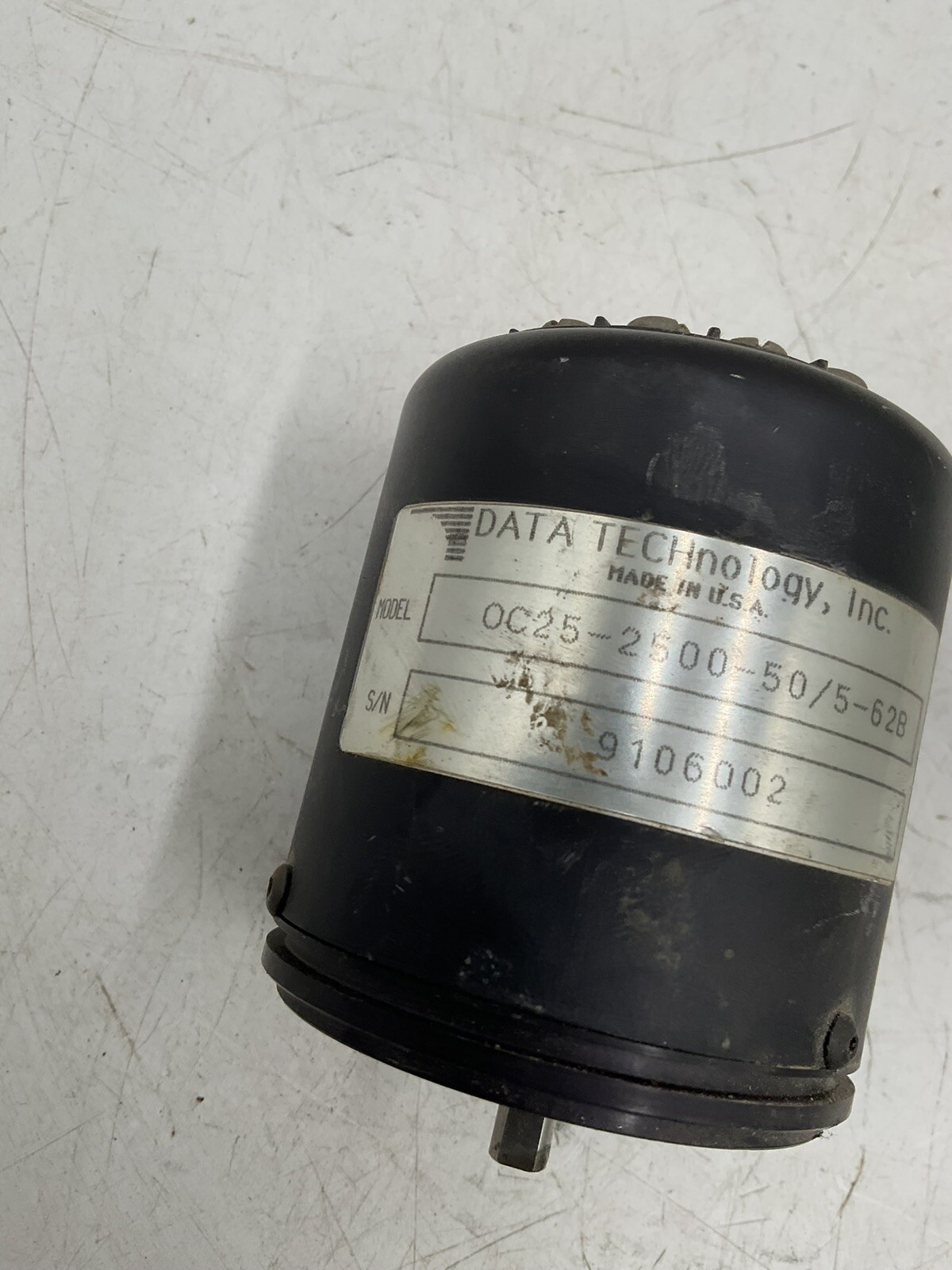 DATA TECHNOLOGY 0C25-2500-50/5-62B OPTECON ENCODER