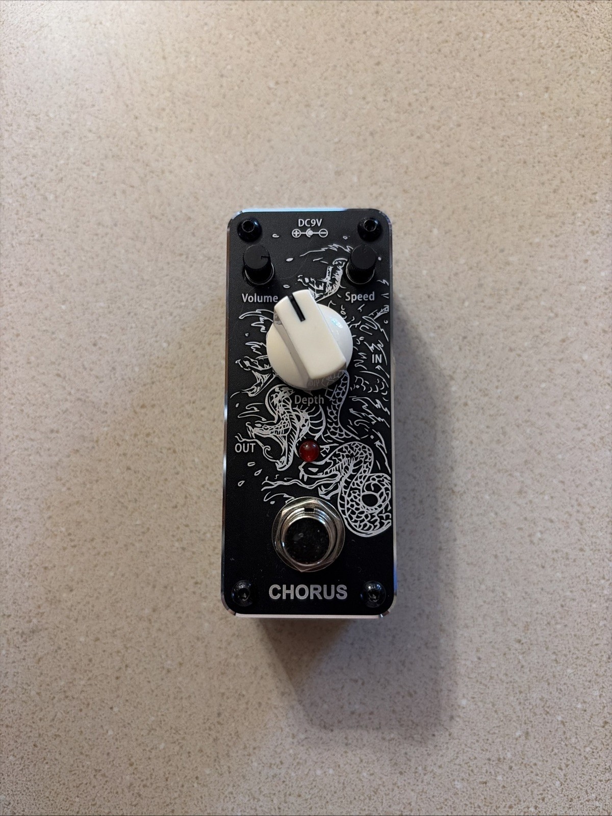 Sondery Chorus Pedal for Guitars, Mini Analogue Effect