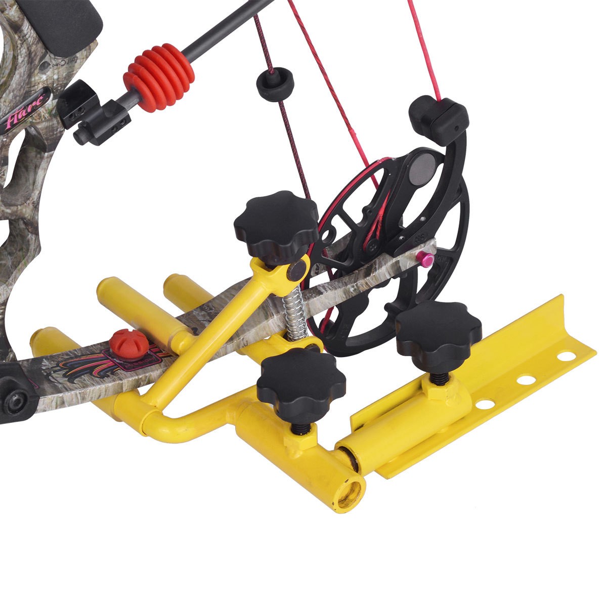 Archery Hunting Parallel Universal Bow Vise Adjustable Tool Metal Compound Bow