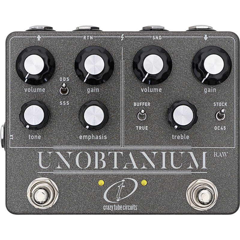 Crazy Tube Circuits Unobtanium Raw Limited Edition Dual Overdrive Effects Pedal