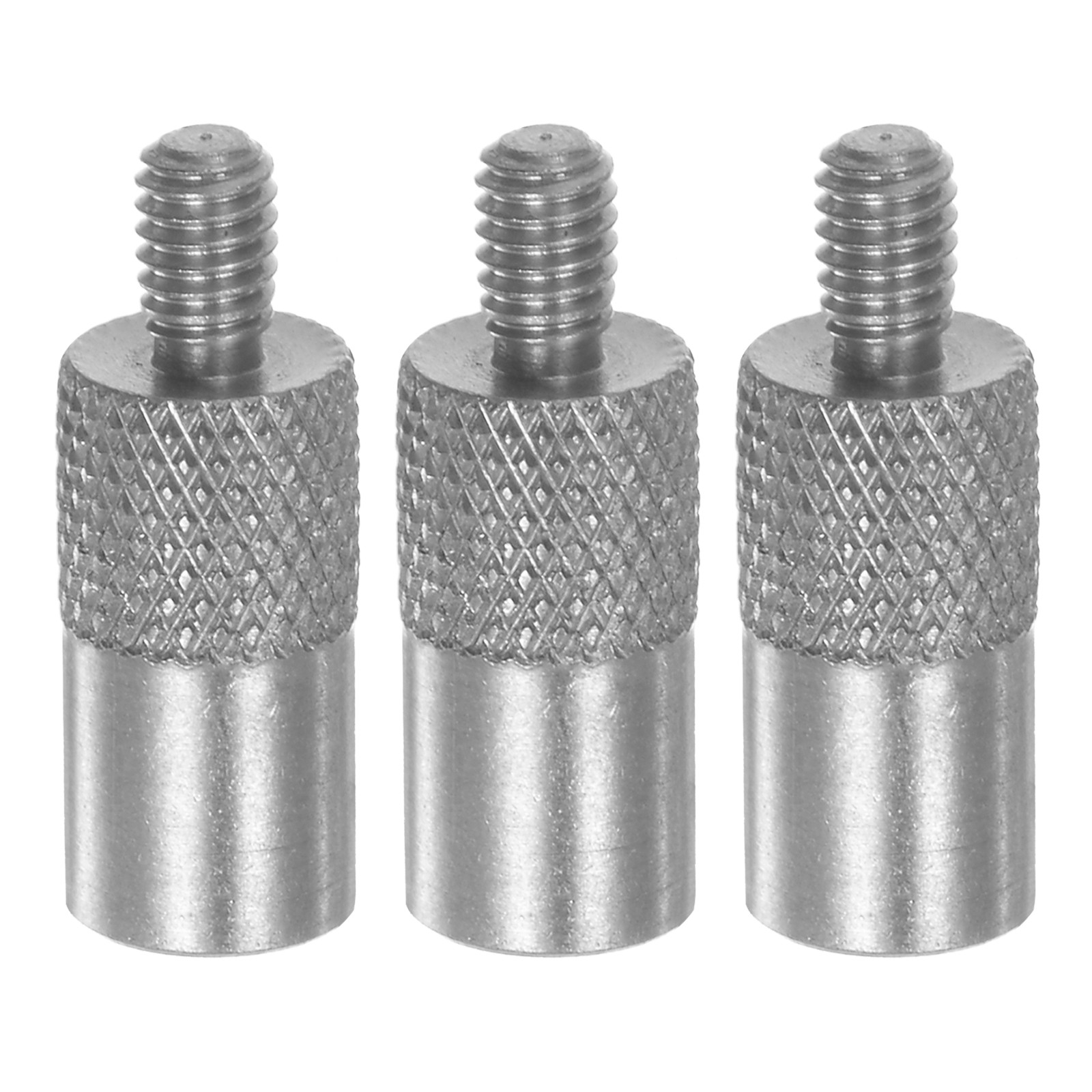 3pcs Flat Contact Points 5mm Dia 10mm Length M2.5 Thread 303 Stainless Steel