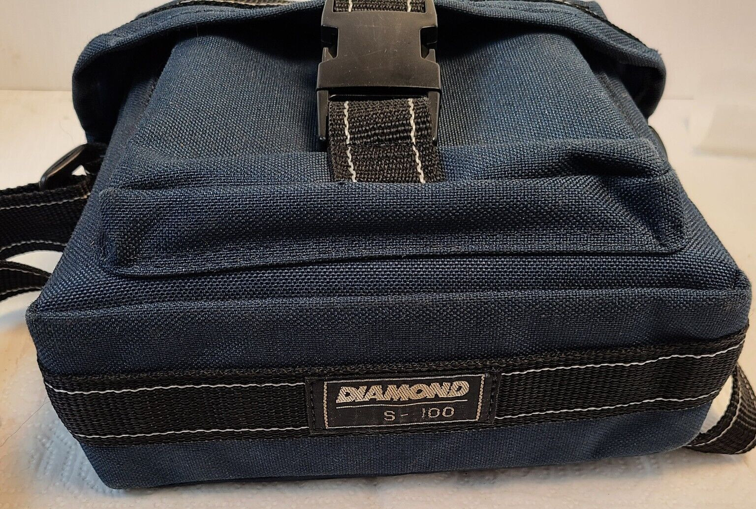 Diamond camera bag S100 canvas navy blue excellent condition