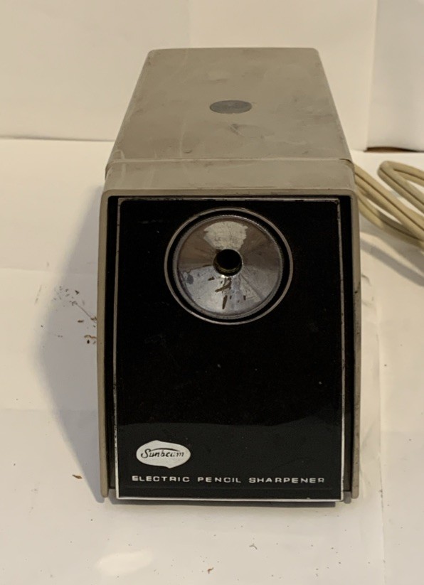Vintage Sunbeam Electric Pencil Sharpener Model ES-C Tested