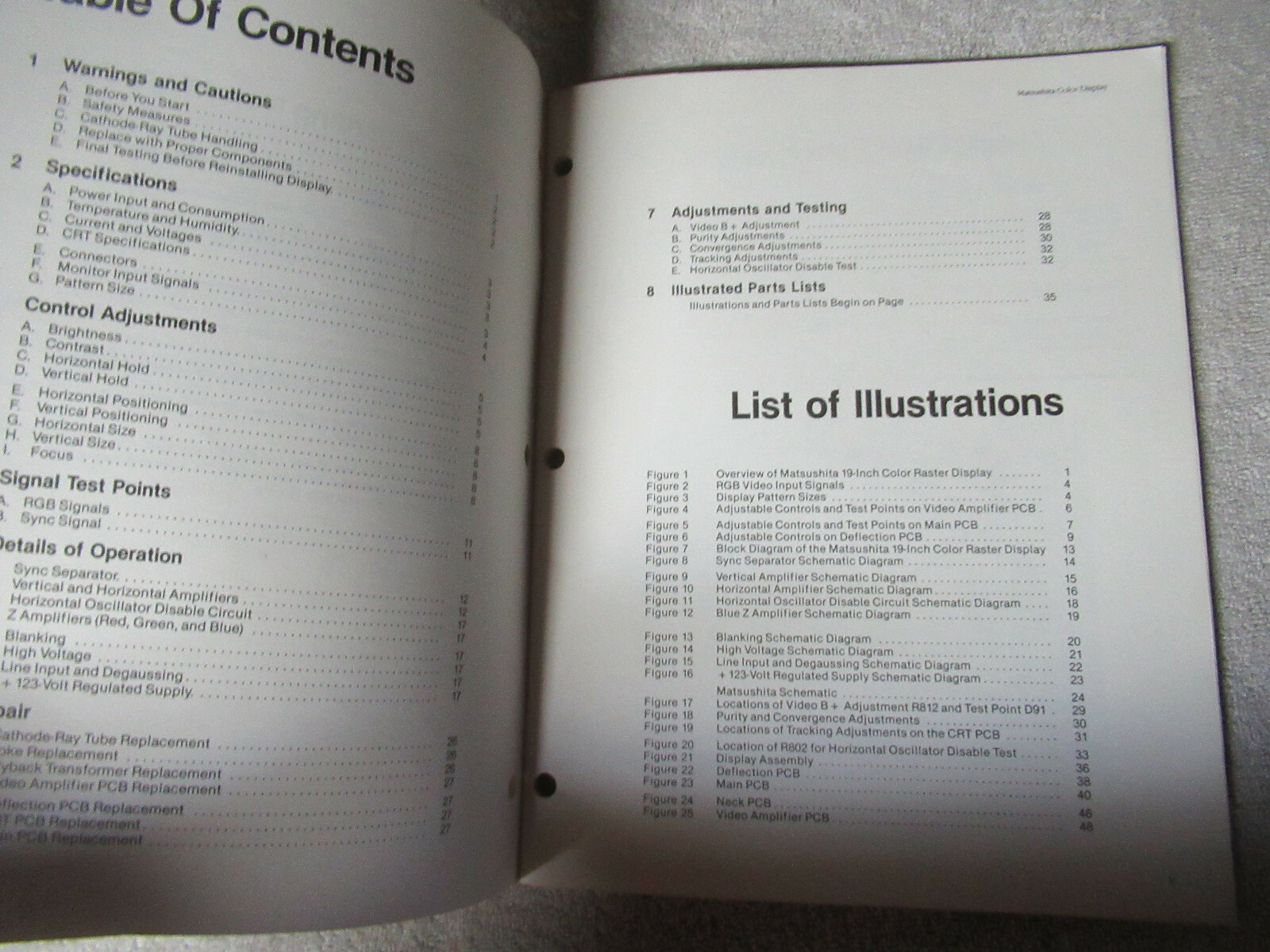 matsushita ATARI TM-197 arcade game manual