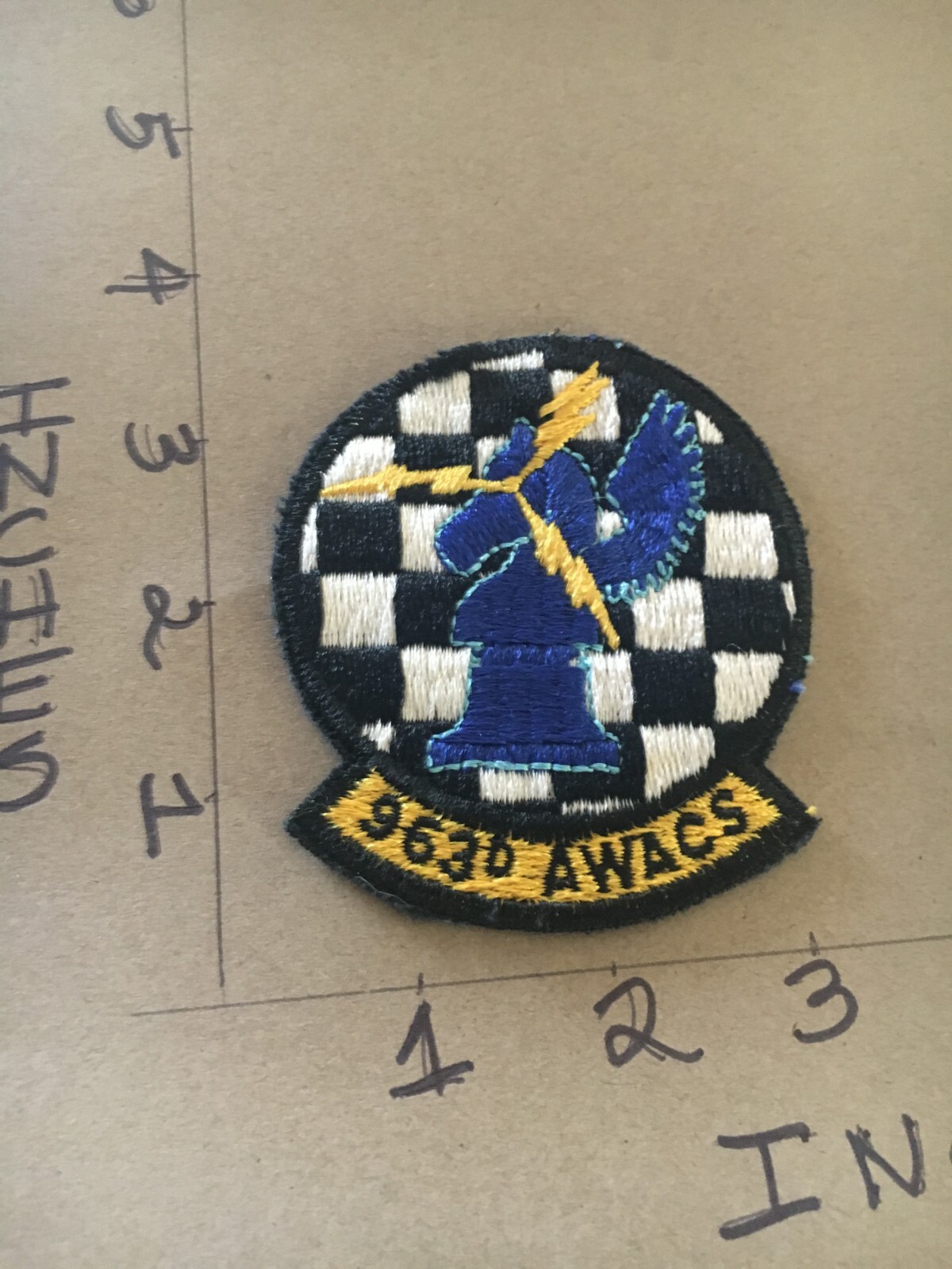 USAF 963rd AWACS Airborne Air Control Squadron Patch 5/1/25