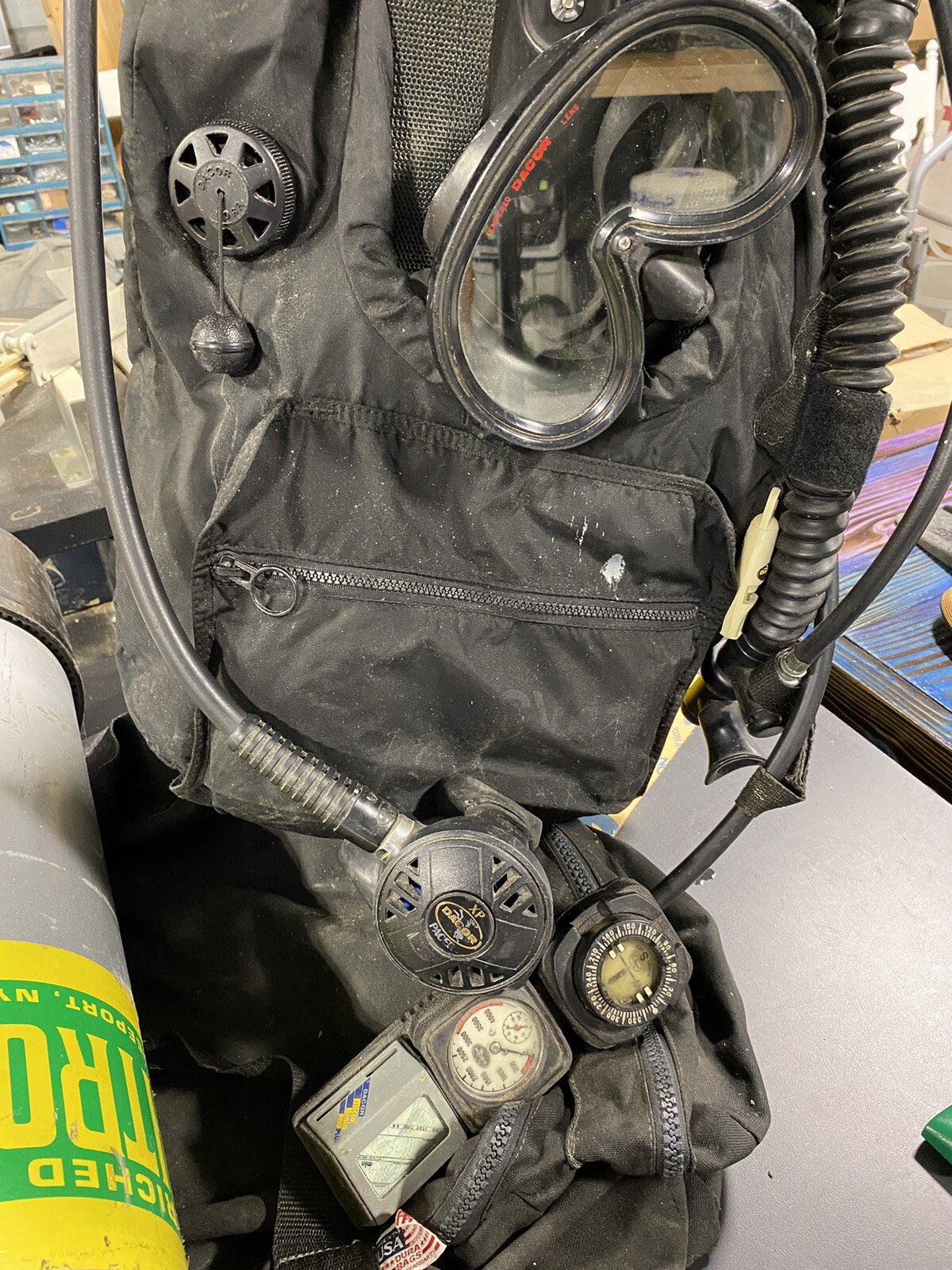 Vintage Dacor Scuba Gear Burt D. Webber Jr.