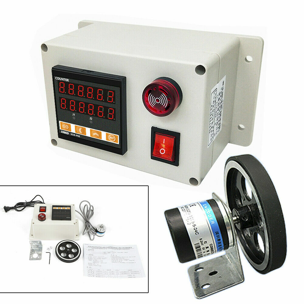 Digital Electronic Length Measure Meter Counter & 300PPR Rotary Encoder