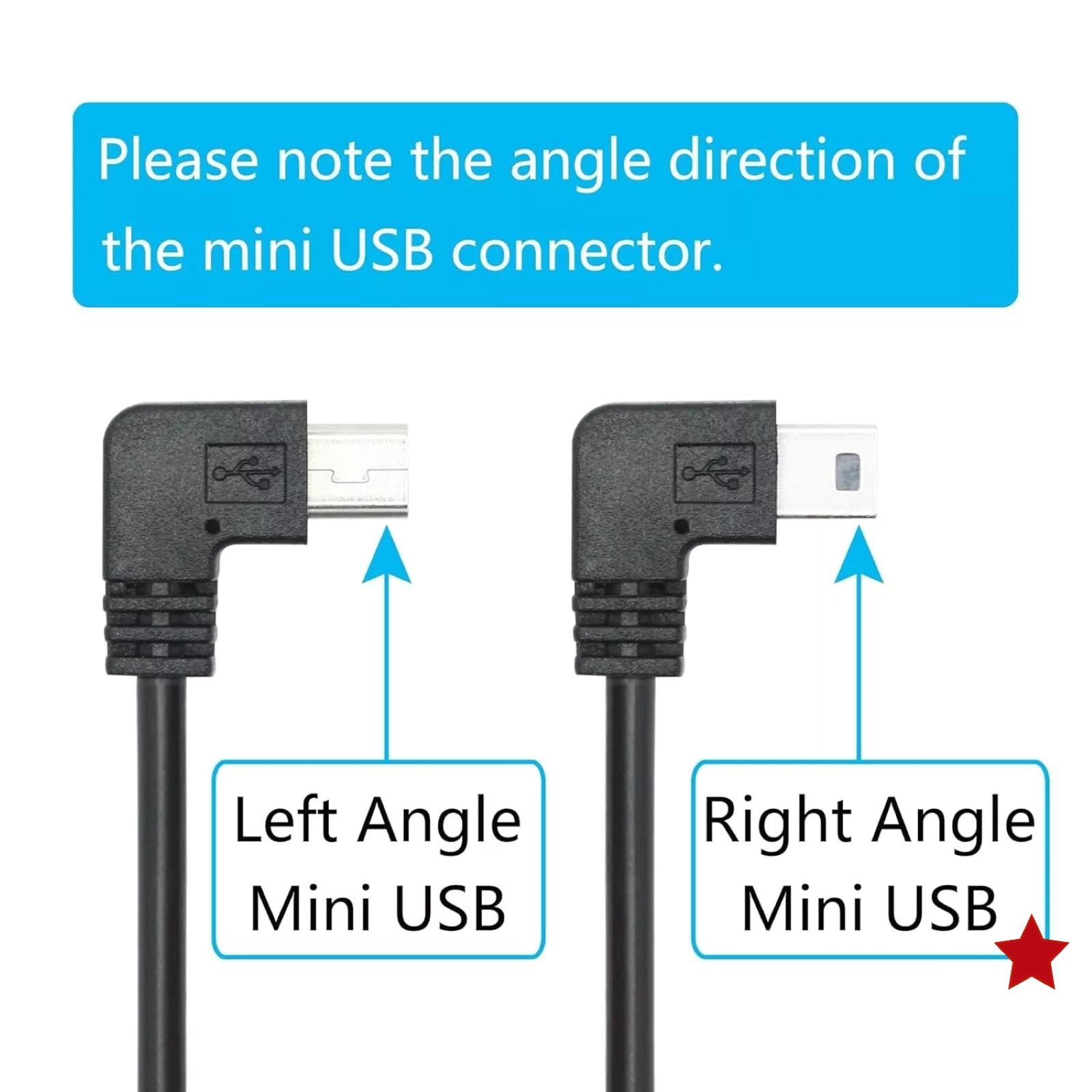 Secure USB Connection Car Charger Cable Power Cord Supply for Camera GPS