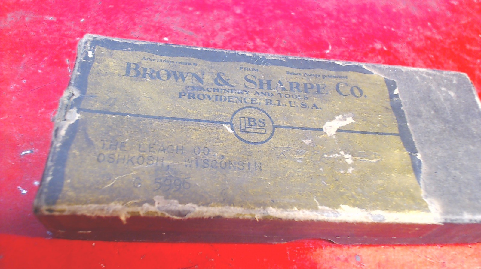 Vintage- BROWN & SHARPE- No. 59- MICROMETER 0”-1” MACHINIST TOOL USA in Box