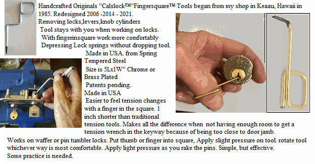 Calslock  Fingersquare Tool