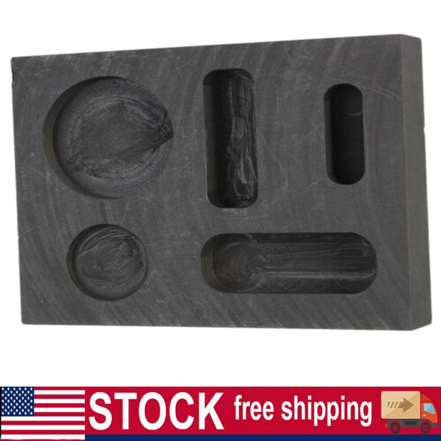 Graphite Ingot Casting Mold Combo Mold for Melting Refining Gold Silver Copper