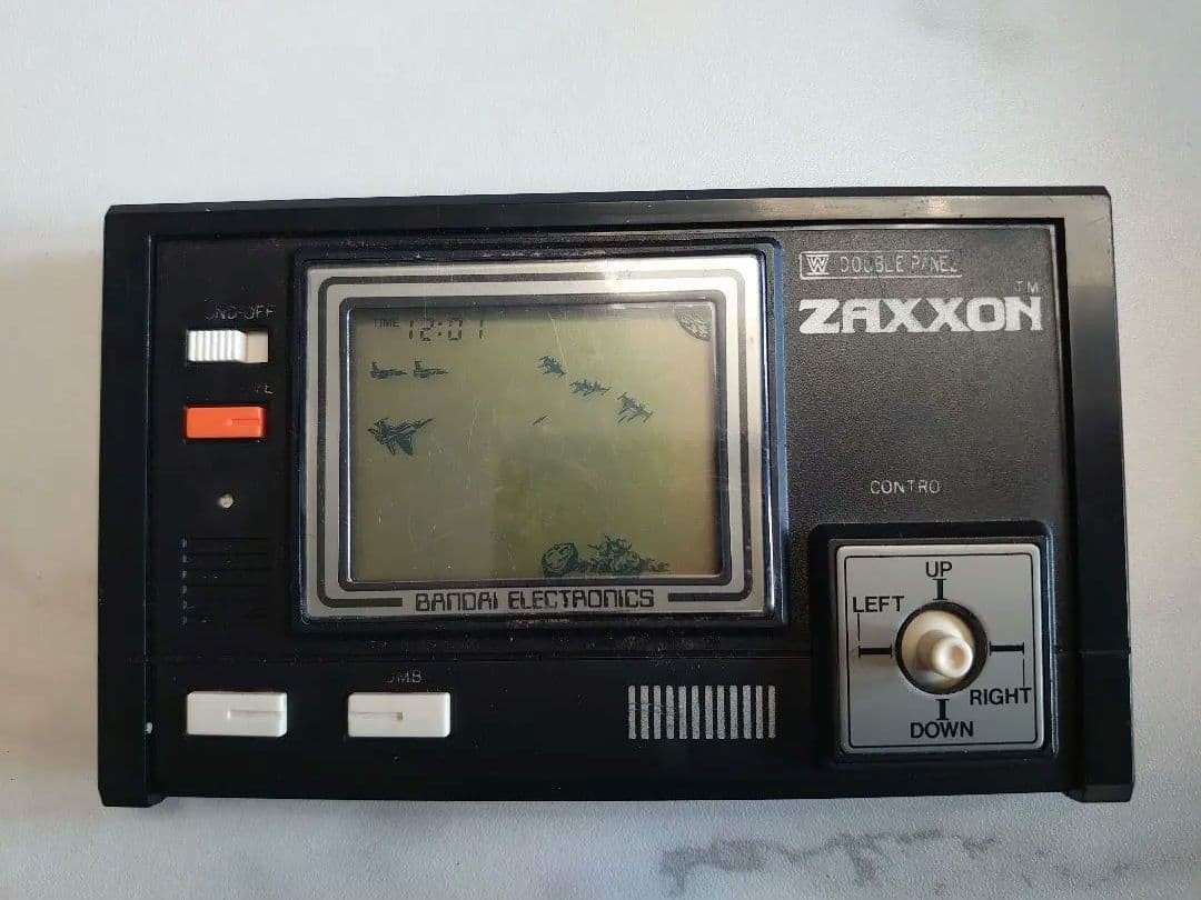 Zaxxon Handheld LCD Game Retro Tested Working Japan Collector