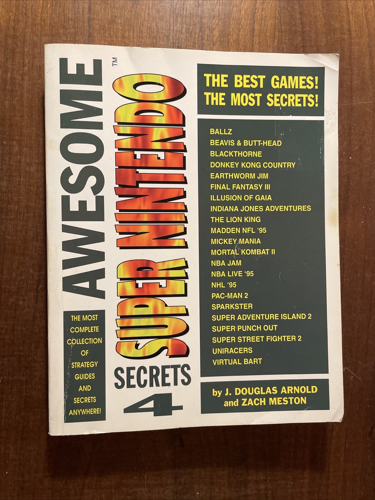 Awesome Super Nintendo Secrets 4 Gaming Mastery Strategy Guide SNES