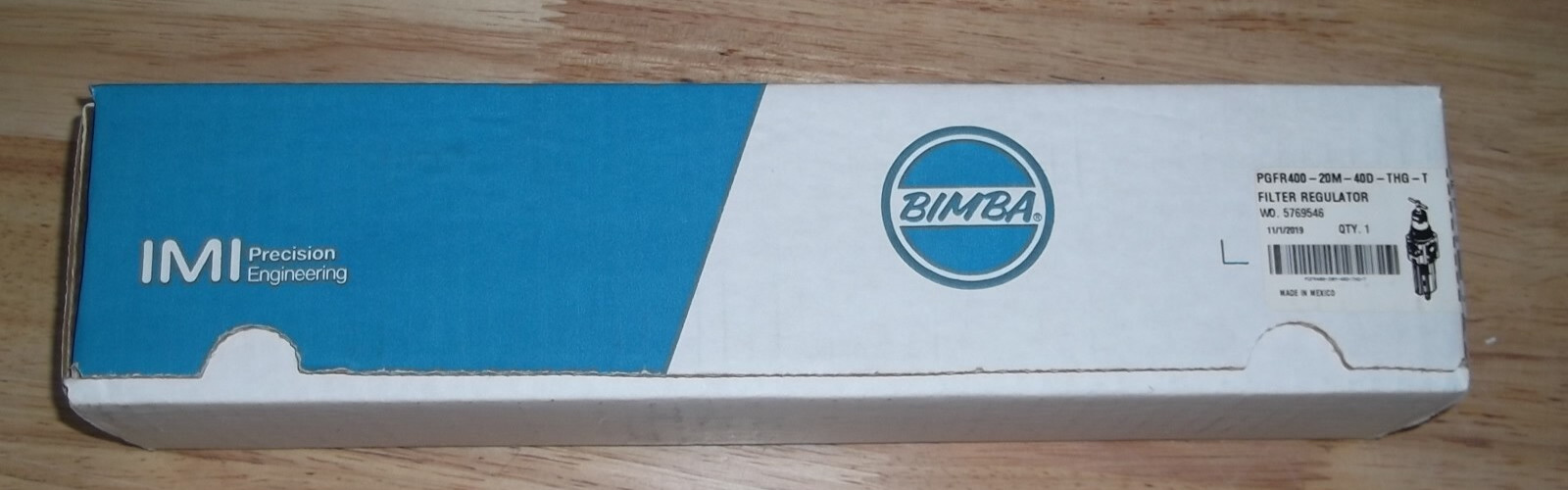 IMI BIMBA PGFR400-20M-40P-KMG-T FILTER PRESSURE REGULATOR NEW SEALED