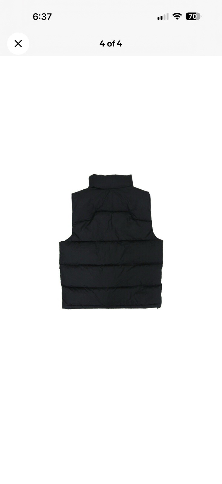 Polo Ralph Lauren Puffer Down Vest Jacket Coat - Black (Black Pony) -S NWT