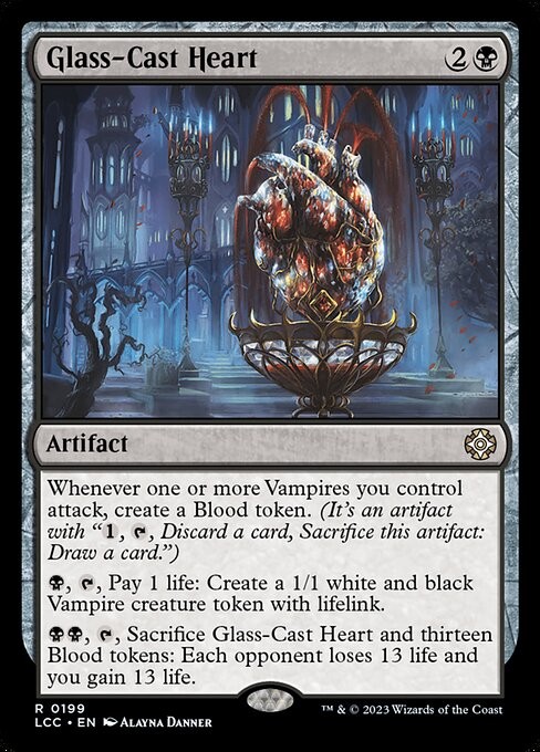 Glass-Cast Heart 199 R Normal LCC MTG NM