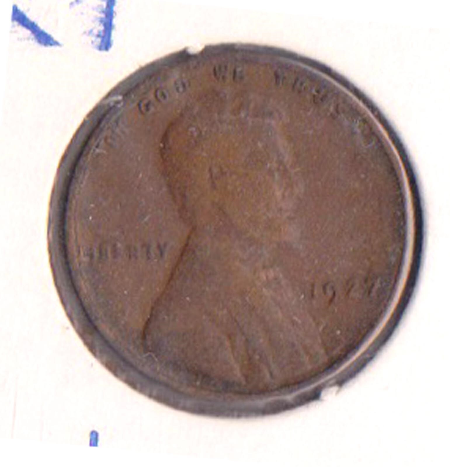 (H207-3) 1927 USA 1c coin (C)