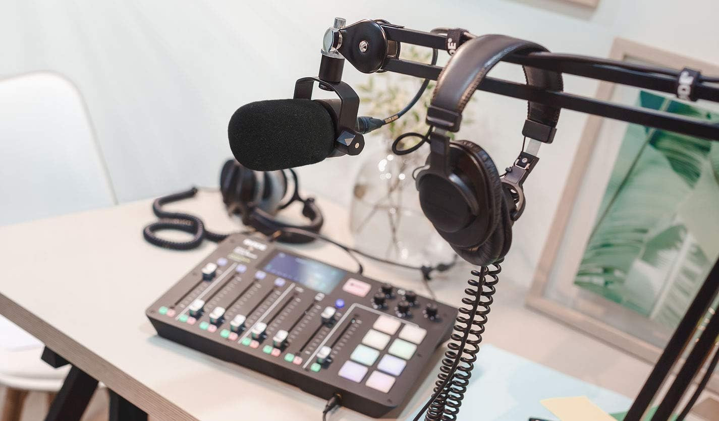 PodMic Pop Filter Foam Cover - Mic Windscreen Wind Cover Customized for Rode Pod