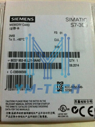 New SIEMENS 6ES7 953-8LL31-0AA0 6ES7953-8LL31-0AA0 Memory Card Module