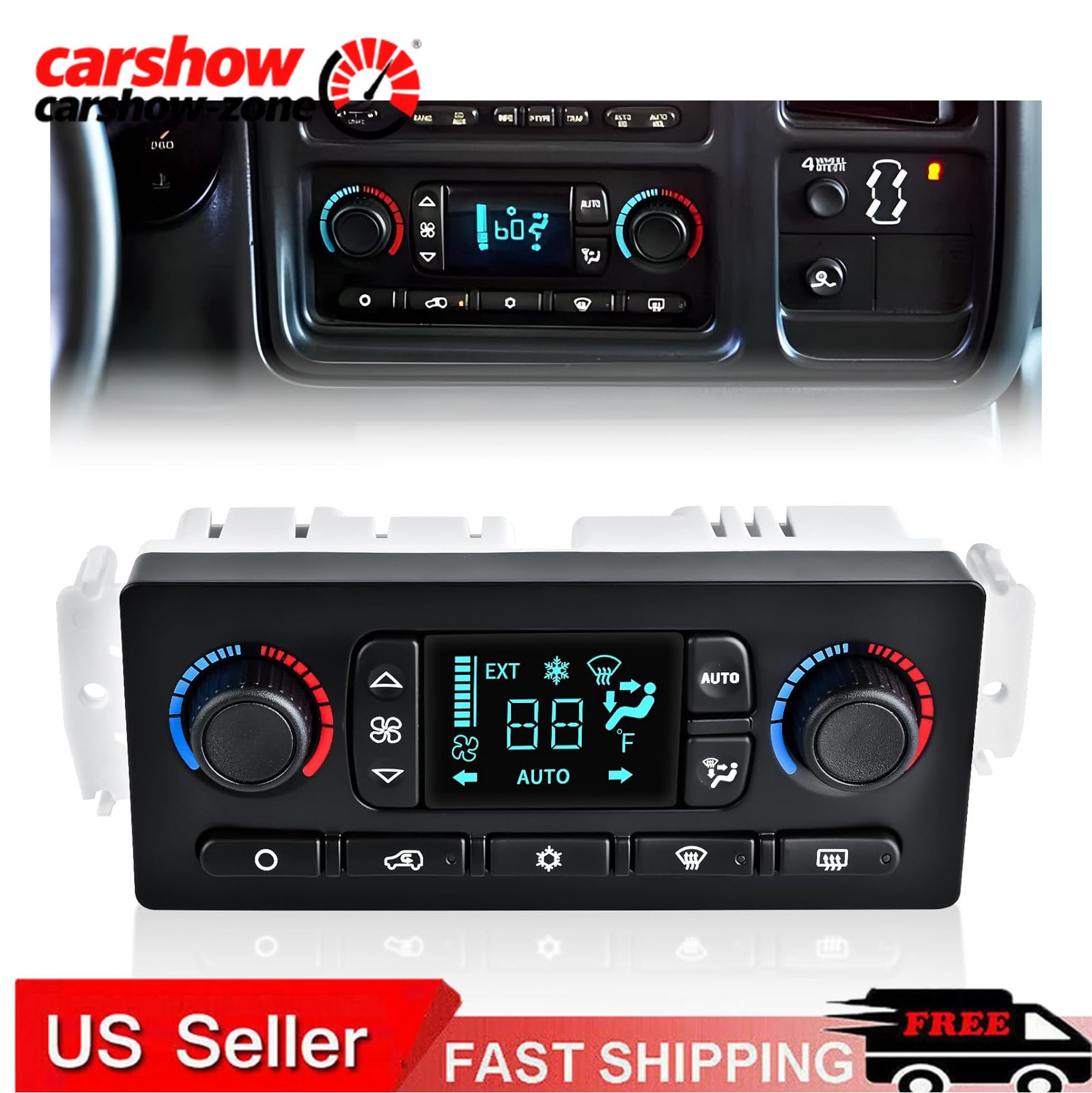 599-009 A/C Climate Control Module for 03-04 Chevy Silverado GMC Sierra 15107730