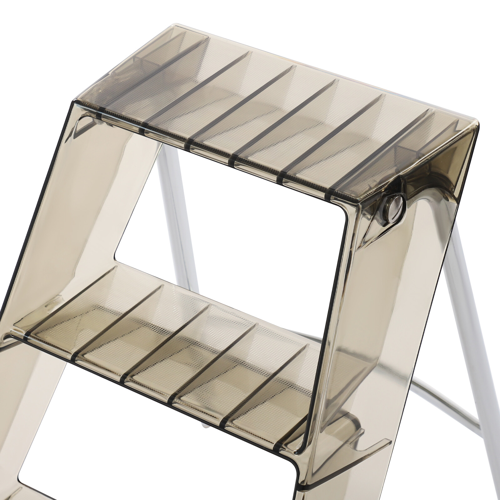 3 Step Ladder Folding Step Stool Modern Folding Step Stool for Adults 44*52*63cm