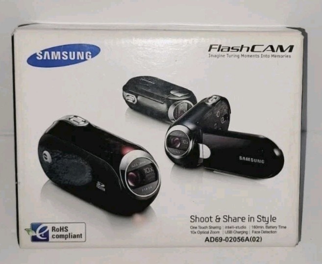 Samsung SMX-C10RN FlashCam 10/10 Complete In Box Brand New OB