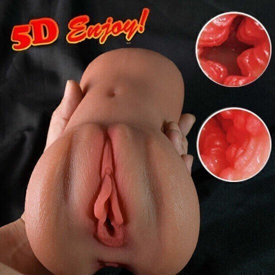4D Male Sex Masturbation Realistic Vagina Pussy Love Stroker Toy for Men Massage