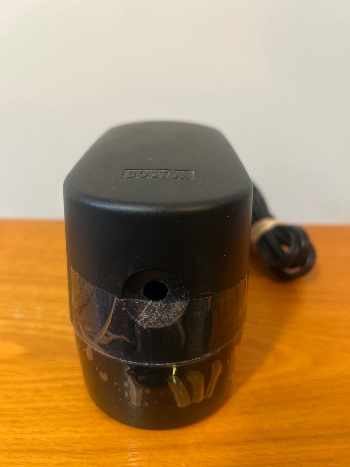 vintage Boston Model 24 electric pencil sharpener, typically in black.