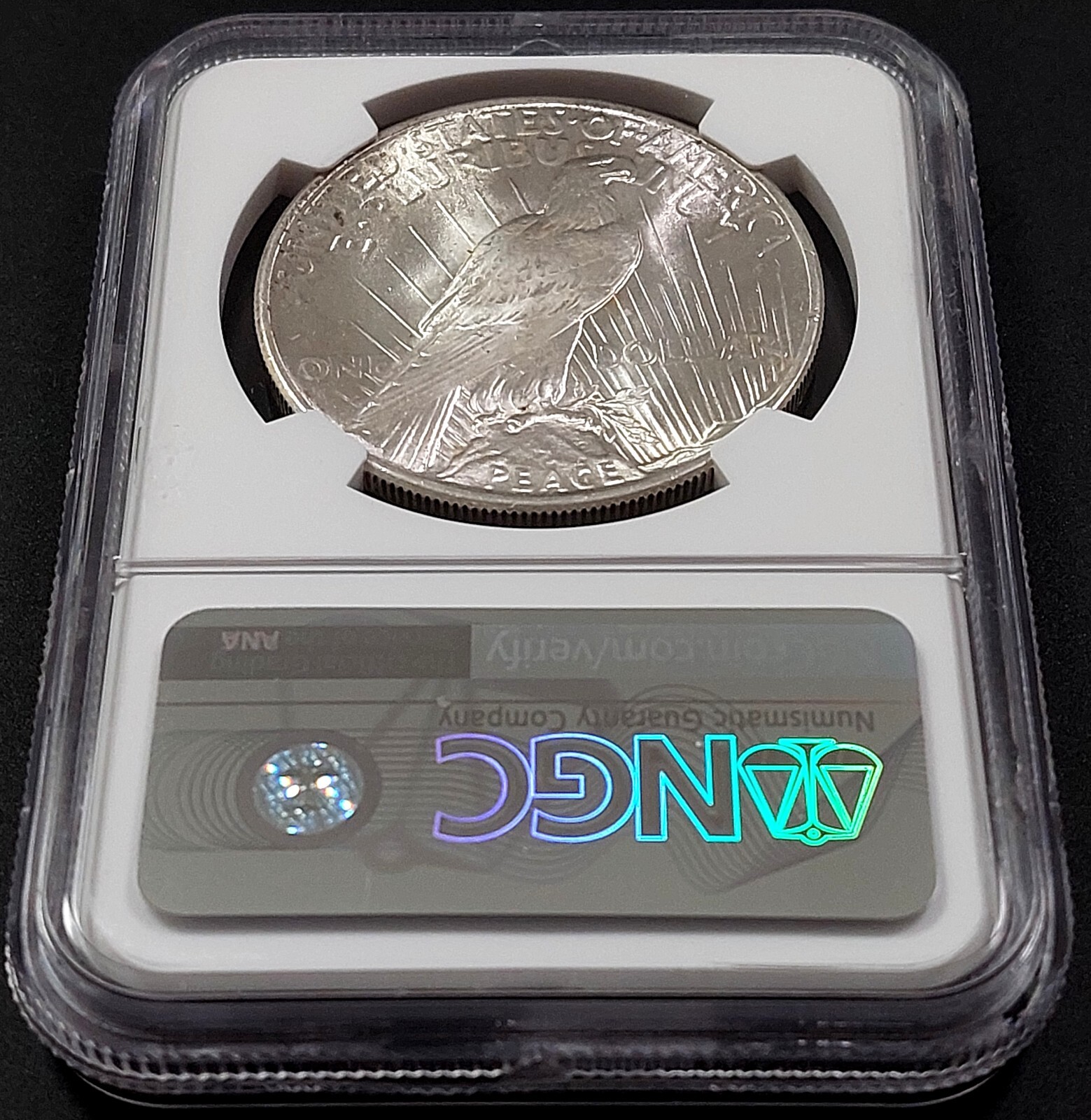 1925 Peace Dollar certified MS 67 by NGC!