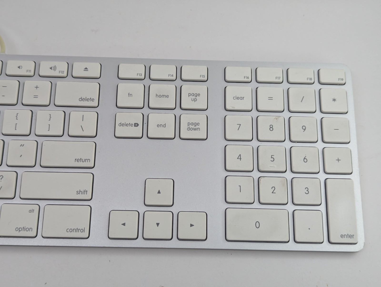 Apple USB Wired Full Keyboard A1243 Authentic Apple Aluminum