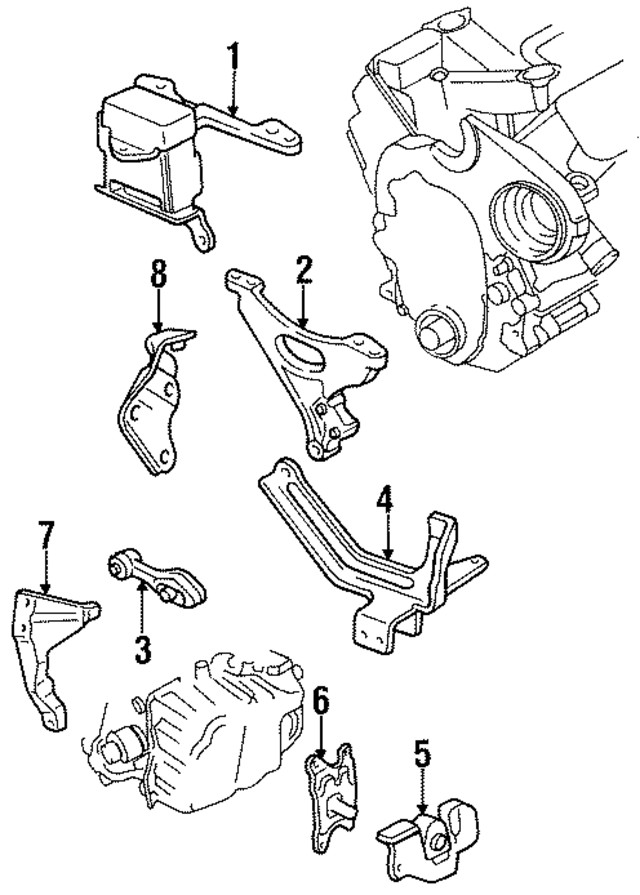 Genuine GM Mount 22175102