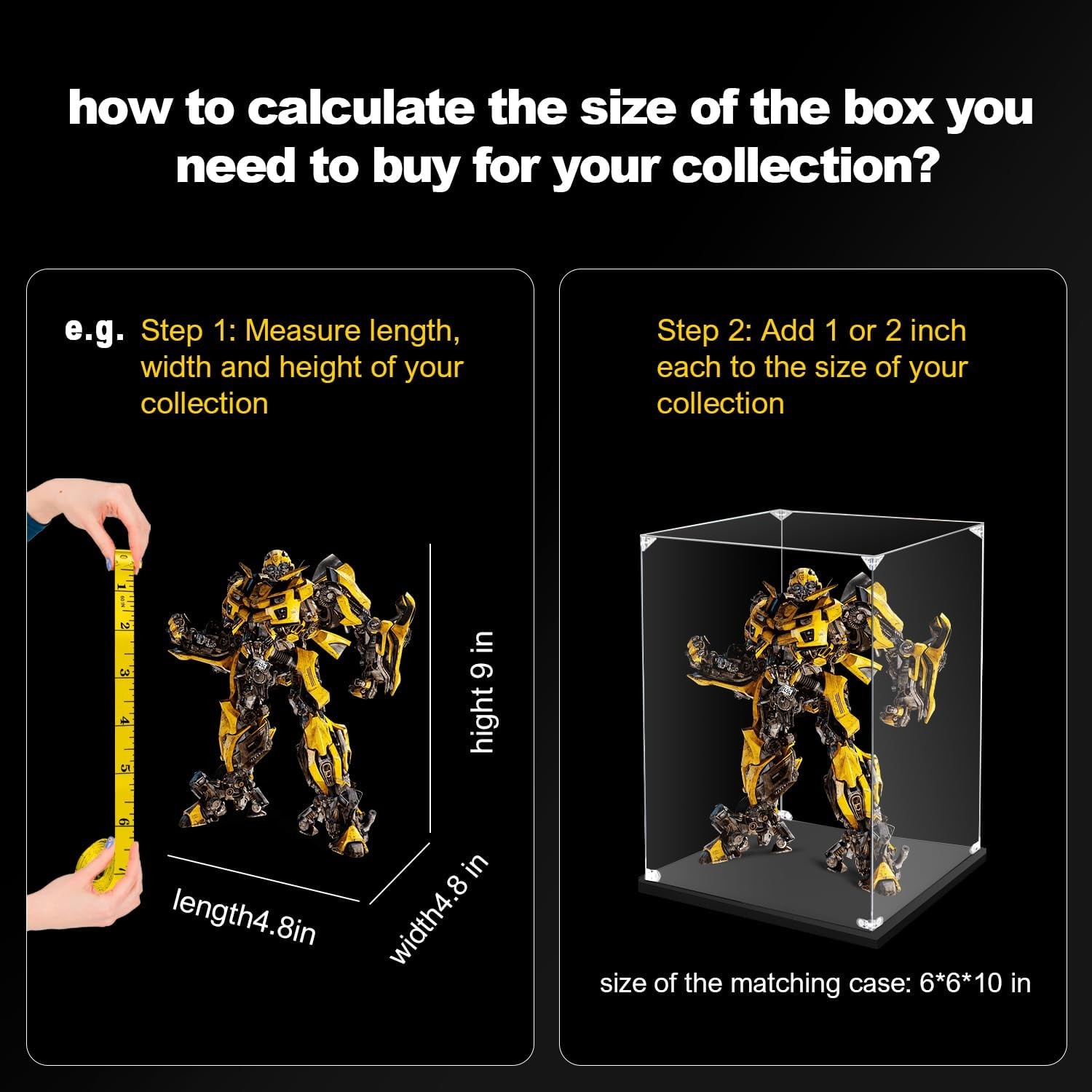 Acrylic Display Case for Collectibles Assemble Clear Acrylic Display Box for Leg