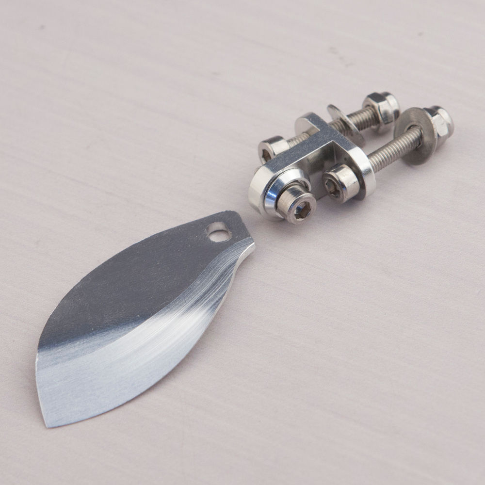 1PC CNC Aluminum Turn Fin 35x30mm for Marine for RC Boat RC#805