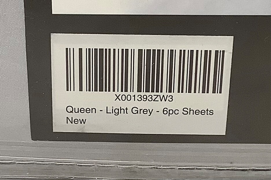 CGK Luxury Sheet Set Queen Size Light Grey NEW IN PACKAGE