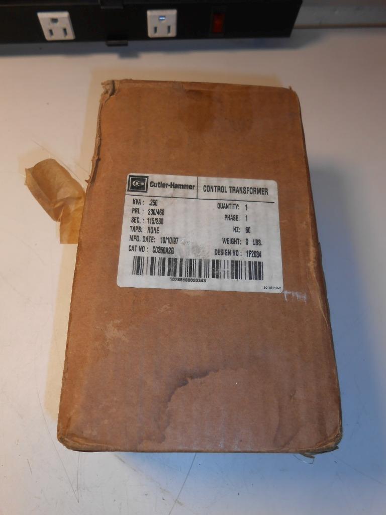 Cutler Hammer C0250A2G Control Transformer NOS NEW Sealed