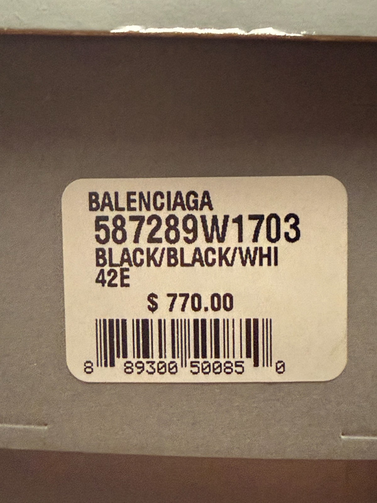 Balenciaga Speed LT Black Lace-Up Sneaker | EU42 / US Men's 9