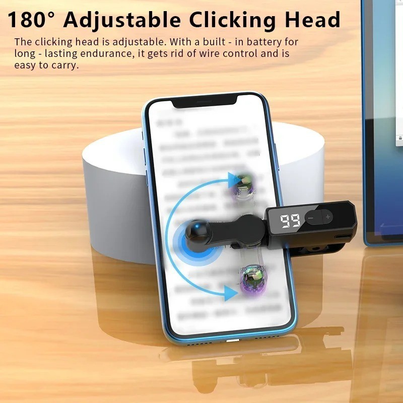 Rechargeable Automatic Clicker for Phone, Auto Screen Clicker Screen Device Gift
