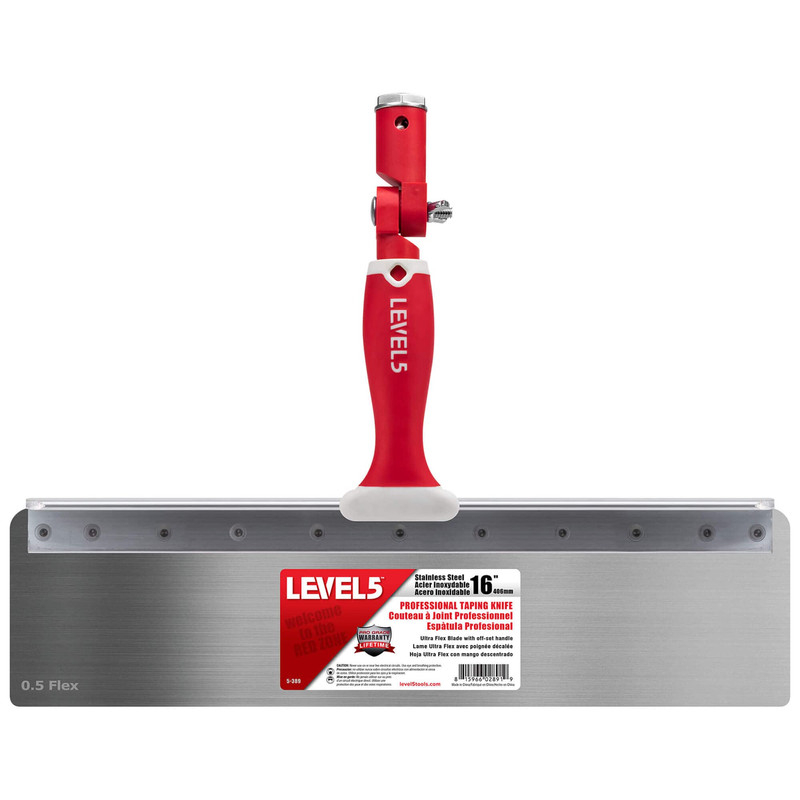 Level5 16 Offset Knife 0.5Mm Stainless Steel Flex Blade Soft-Grip Handle 5-388