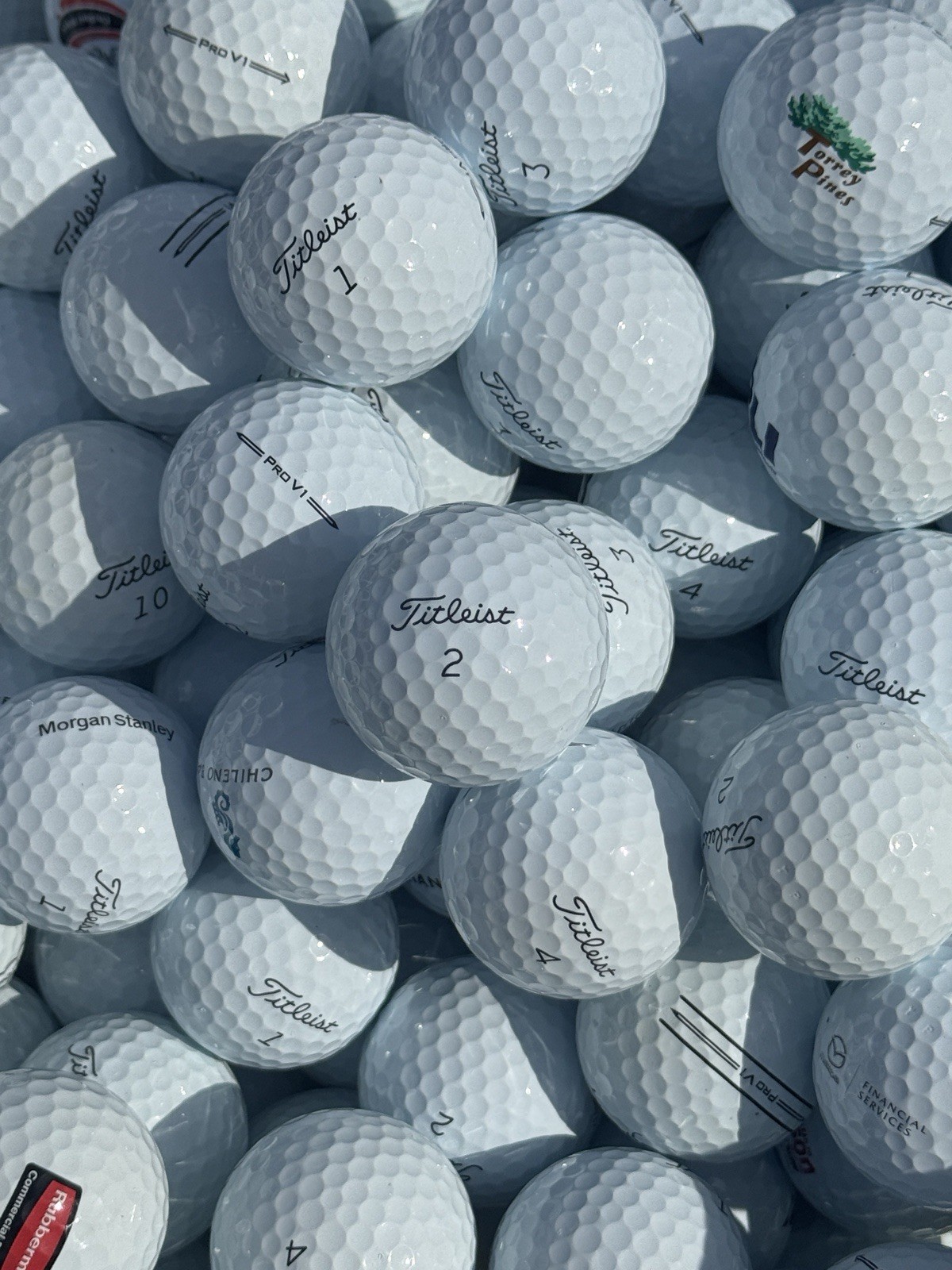 60 TRULY Mint 5A Titleist Pro V1 (2017-2024) Mixed Golf Balls - FREE SHIPPING!