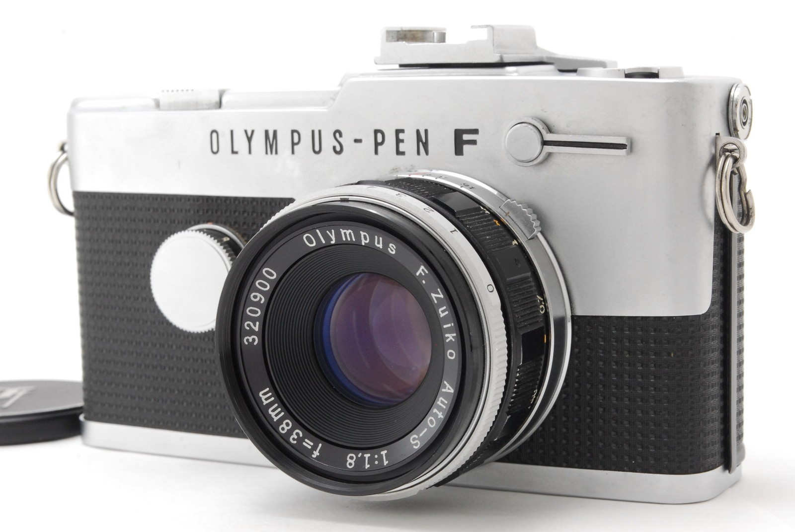 Meter Work! 【N MINT w/ Hot Shoe】 Olympus Pen FT Body + 38mm F1.8 Lens from JAPAN