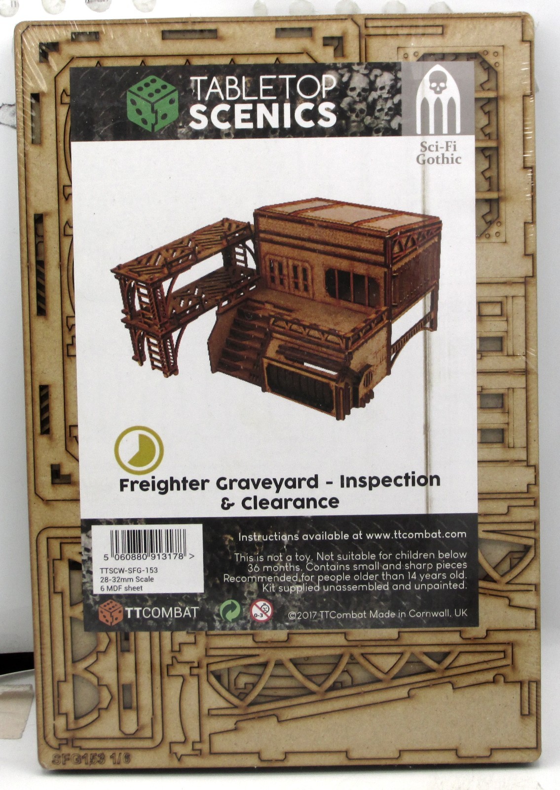 TTCombat TTSCW-SFG-153 Freighter Graveyard Inspection Clearance (Sci-Fi Gothic)