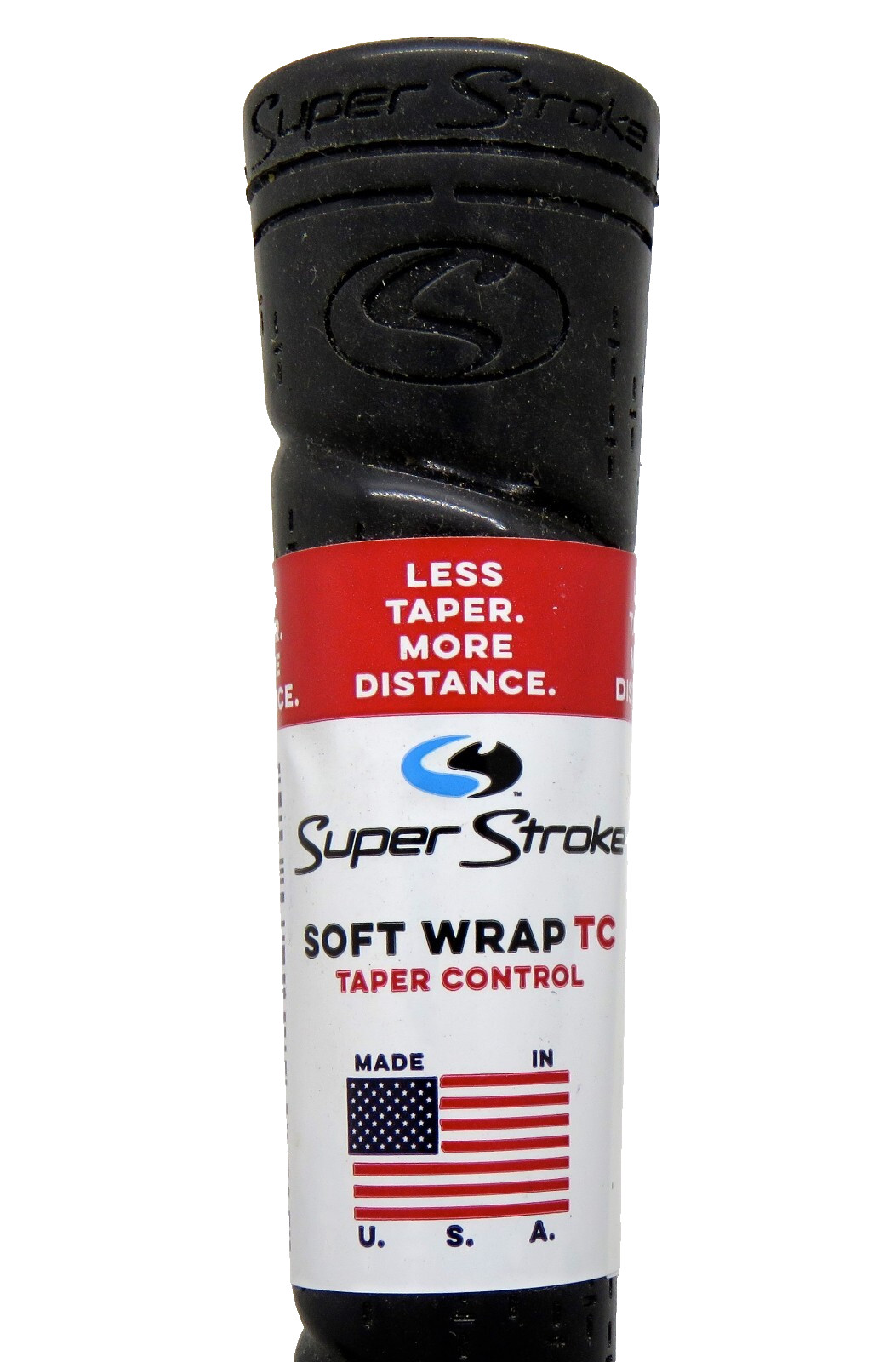 Super Stroke Soft Wrap TC BLACK Grip 52g Taper Control (Std Size) .600 Round