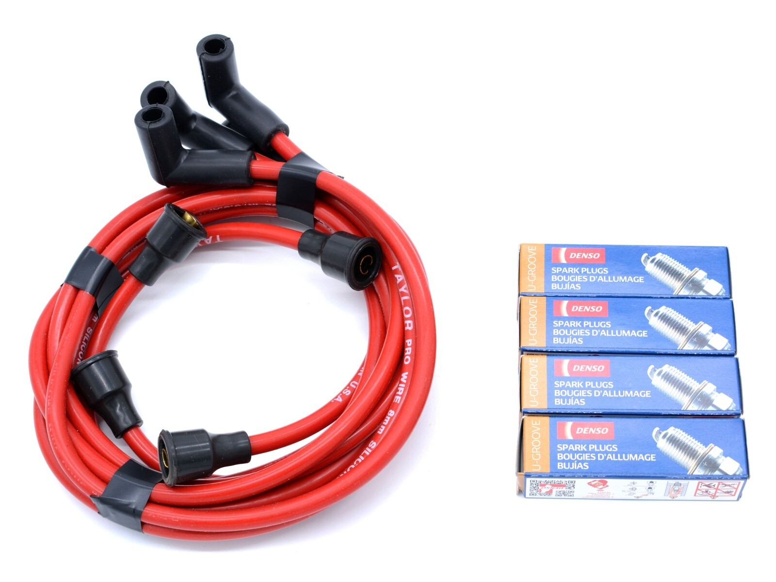 Red Taylor Pro Magneto Spark Plug Wire Kit F162 F163 SA-200 SA-250